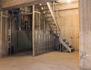 Iron Staircase - Elevator